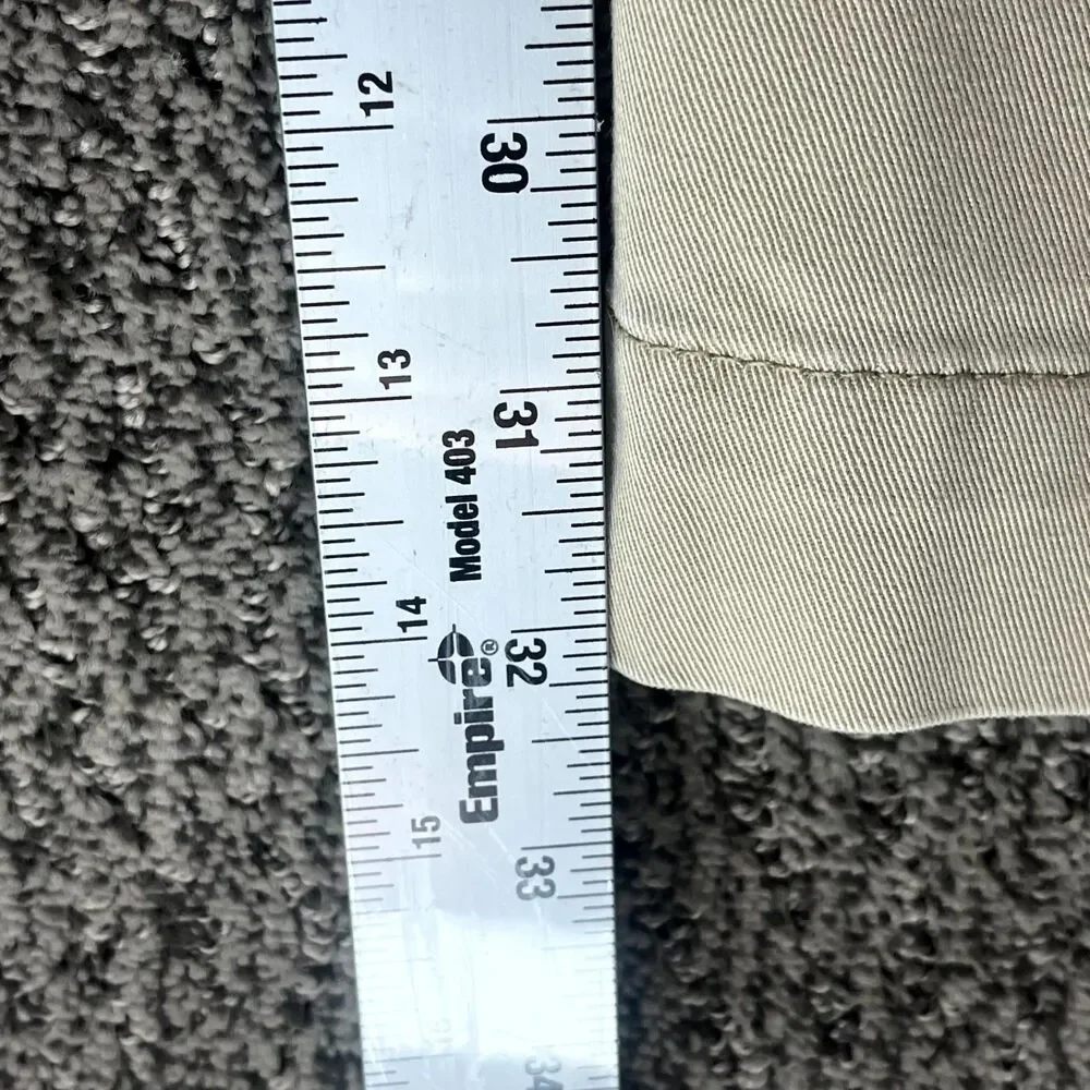 Polo Ralph Lauren Andrew Chino Pants Mens 38x32‎ Beige Pony Logo Pleated Front